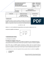 Practica Equilibrio Quimico Factores Que Lo Afectan.