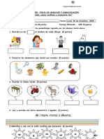 Evaluación Final de Lenguaje Agustín