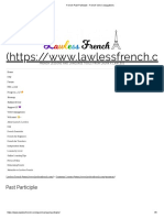 French Past Participle - French Verb Conjugations