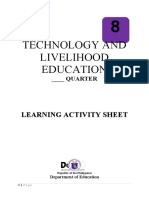 Technology and Livelihood Education: Learning Activity Sheet