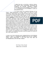 Acta de Cierre de Labores