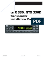 GTX 330, GTX 330D: Transponder Installation Manual