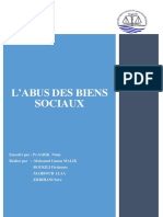 Abus Des Biens Sociaux