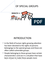 Rights of Special Groups