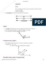 Lines and Angles Notes