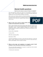 PBL Mental Health Questions - HTRH