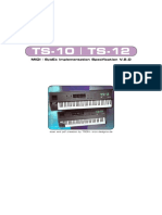 Ensoniq TS Series MIDI SysEx Specification