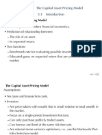 The Capital Asset Pricing Model