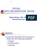 Nsaids Nonsteroidal Anti-Inflammatory Drugs: Maher Khdour Msc. Phd. Clinical Pharmacy