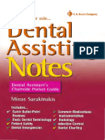 Dental Assisting Notes Dental Assistant's Chairside Pocket Guide