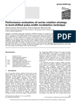 Performance Evaluation of Carrier Rotation Strategy in Level-Shifted Pulse-Width Modulation Technique