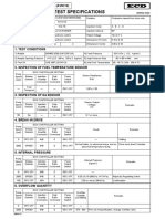 Injection Pump Test Specifications