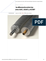 ¿Cuál Es La Diferencia Entre Los Conductores AAC, AAAC y ACSR - Sector Electricidad - Profesionales en Ingeniería Eléctrica