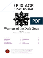 Warriors of The Dark Gods: Army Book 2 Edition, Version 2020 - December 26, 2019