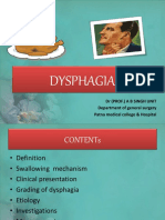 Dysphagia: DR (Prof.) A B Singh Unit Department of General Surgery Patna Medical College & Hospital