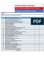 Jindal Institute of Power Technology: Post Graduate Diploma Course (PGDC) in Power