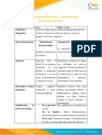 Matriz de Rehabilitacion y Estimulación Neuropsicologica