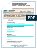 Taller de Evaluación de Conocimientos Previos y Posteriores