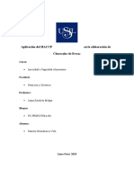 Aplicación Del HACCP en La Elaboración de Cheescake de Fresa