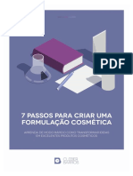 7 Passos para Criar Uma Formulação Cosmética