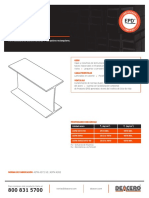 Vigas Ipr Estructurales Deacero Ficha Tecnica