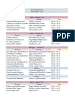 Jadwal Wawancara - Wawancara