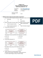 Soal & Jawaban PTS Kelas 2 (Tema 6 Subtema 1 & 2)