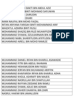 Nama Murid 6 Ukm - Label Meja