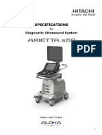 Specifications: Diagnostic Ultrasound System