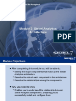 Module 3: Siebel Analytics Architecture