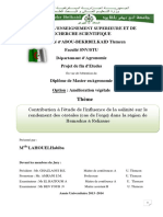 Effet de La Salinité Sur L'ORGE