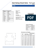 Cast Steel Swing Check Valve: Class 150 - Bolted Cap