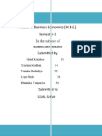 Master of Business Economics (M.B.E.) Semester-2 in The Subject of