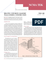 Ncma Tek: Bracing Concrete Masonry Walls During Construction TEK 3-4B