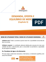 Aula 5 - Capitulo 5 - Demanda, Oferta e Equilíbrio de Mercado