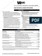 Instructions For Retail License Application