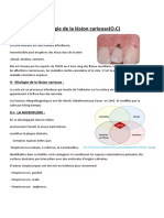 1 - (1ère Partie) Dtiopathologie de La Lésion Carieuse