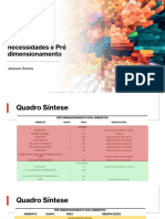 Programa de Necessidades e Pré Dimensionamento