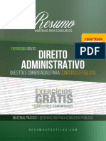 Exercicios de Direito Administrativo para Concursos Publicos