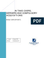 Rules On Take-Overs, Mergers and Compulsory Acquisitions 2016 Malaysia