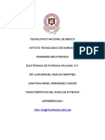 Practica Característica de Diodo de Potencia - Jonathan Hernandez