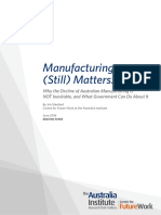 Manufacturing - Briefing Paper