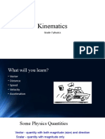 Kinematics: Grade 7 Physics