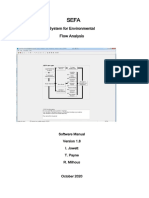 Software Manual SEFA 1.8