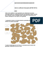 M Asse Volumique Réelle Et Coefficient D'absorption (NF EN 1097-6)