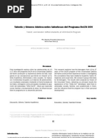 Talento y Género: Adolescentes Talentosas Del Programa DeLTA UCN