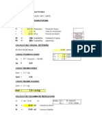 Calculo de Caudales y Reservorio