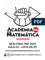 Reta Final PRF 2021 AULA 02 - LISTA 06/07