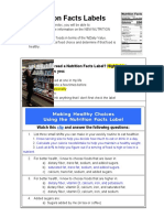 Nutrition Facts Labels