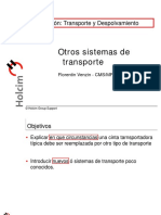 Alternativas A La Banda Transportadora - Otros Sistemas de Transporte